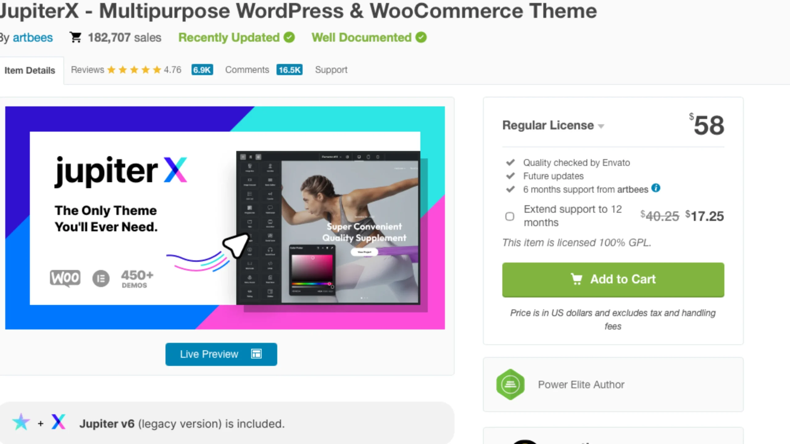Jupiter X wordpress sablon